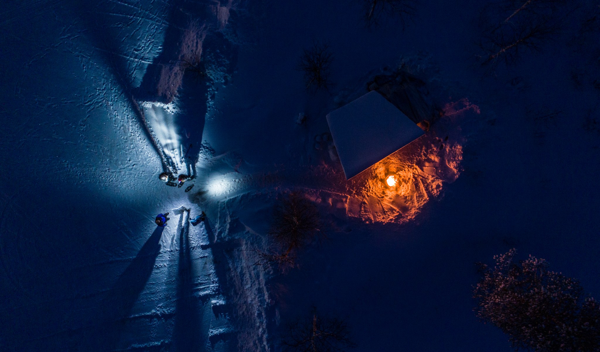 Aerial view of Finnish landscape filmed by Twelve